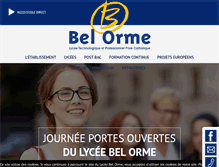 Tablet Screenshot of belorme.com